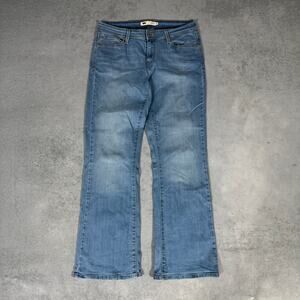 Levi’s 529 Curvy Bootcut Denim Jeans Medium Wash - Size: 14